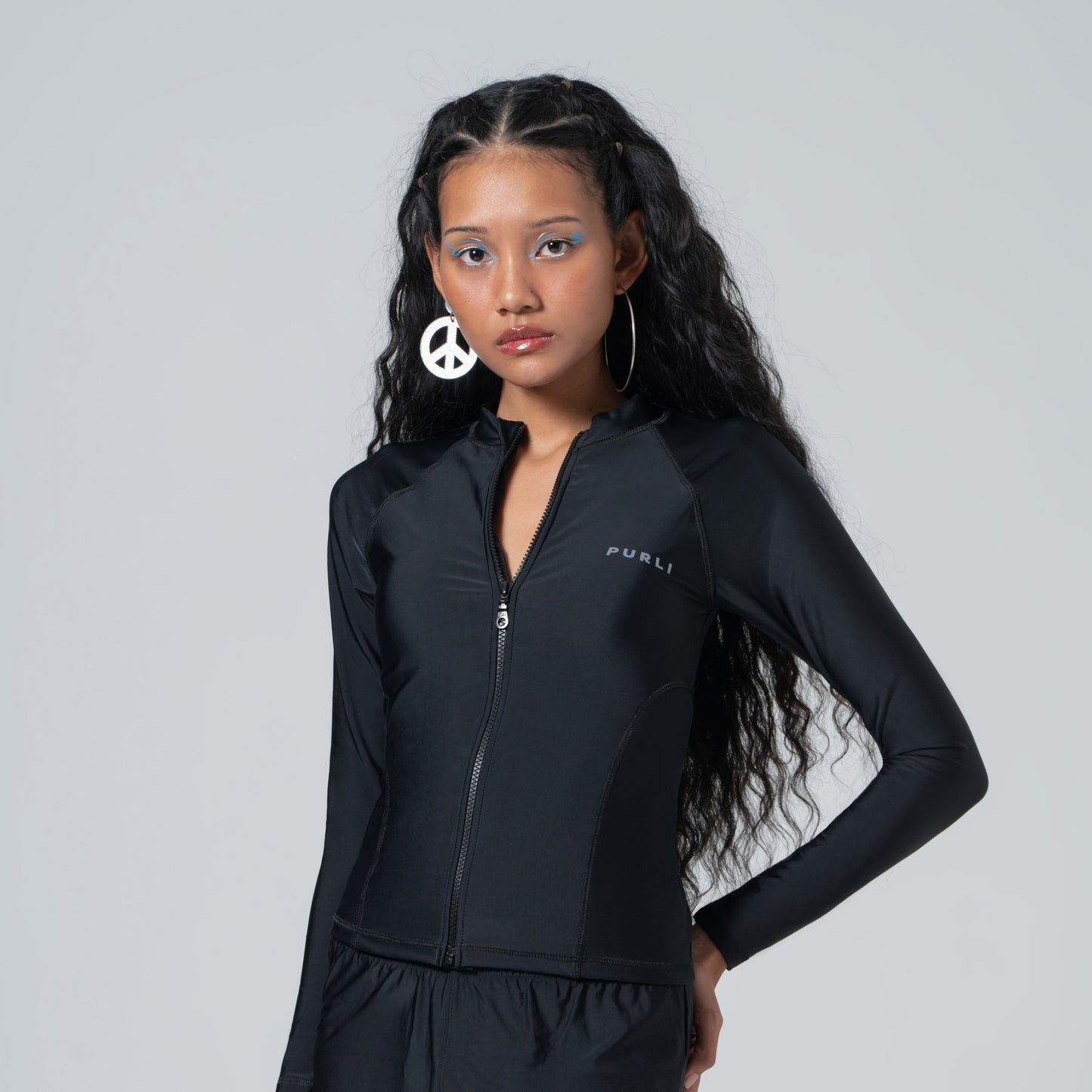 BLACK JACKET RASHGUARD
