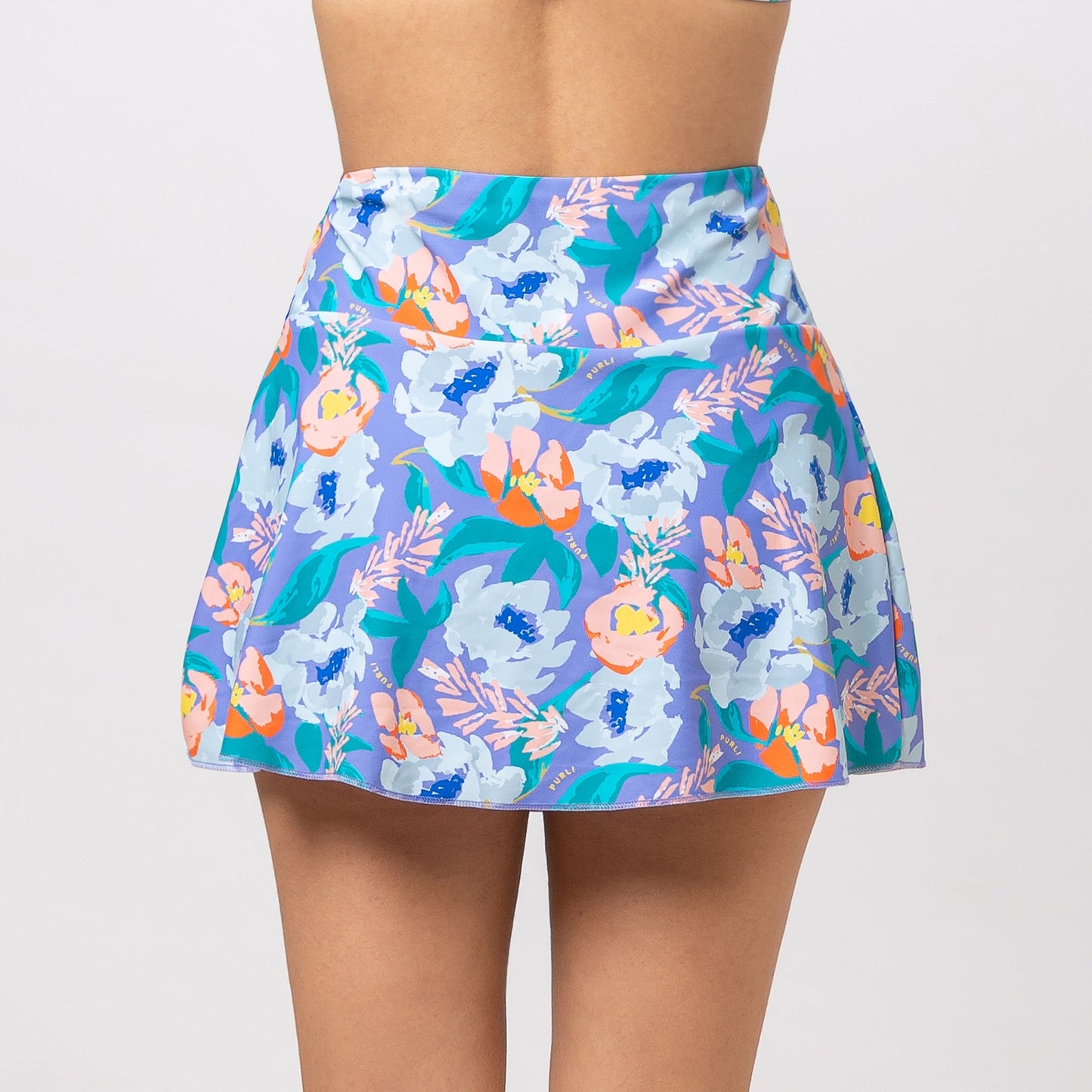 FIORI JACARANDA SWIM SKIRT WITH POCKET
