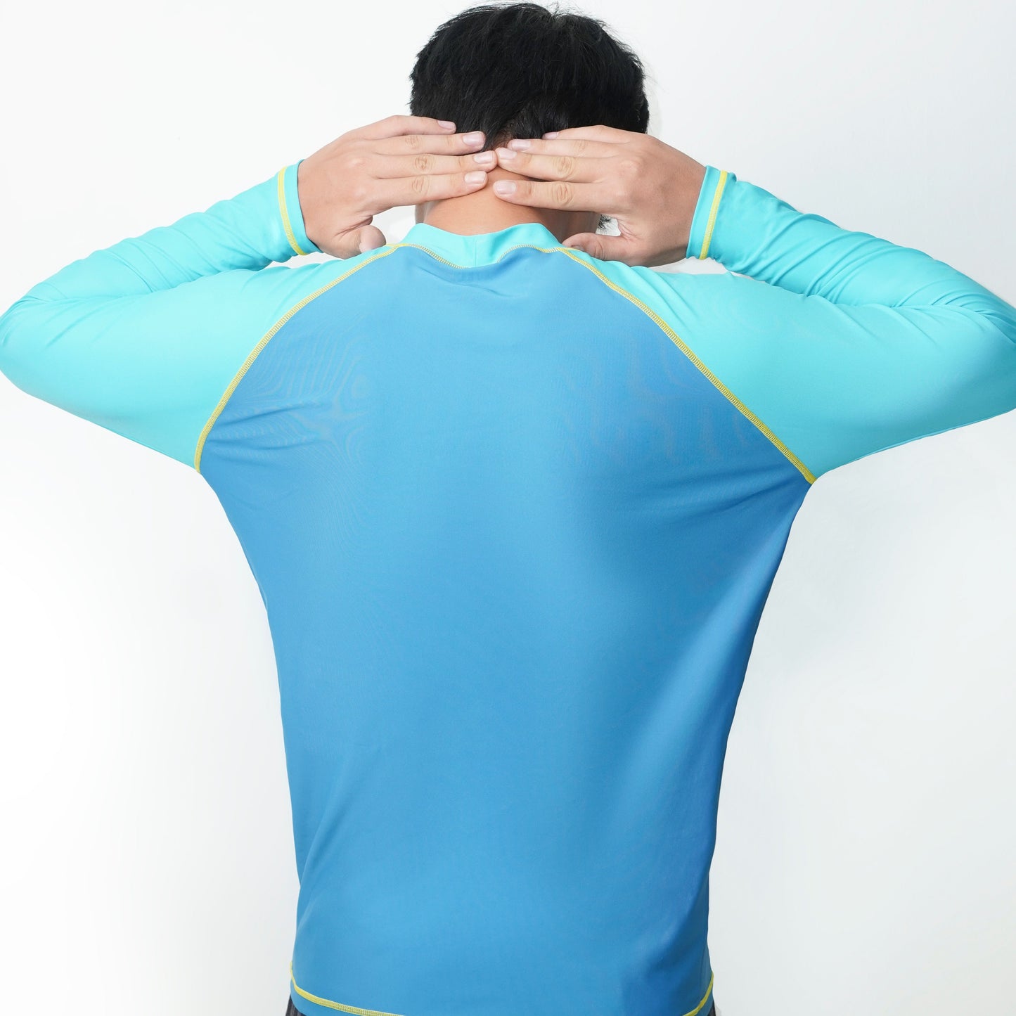 JAMAICAN INDIGO MEN'S RASHGUARD
