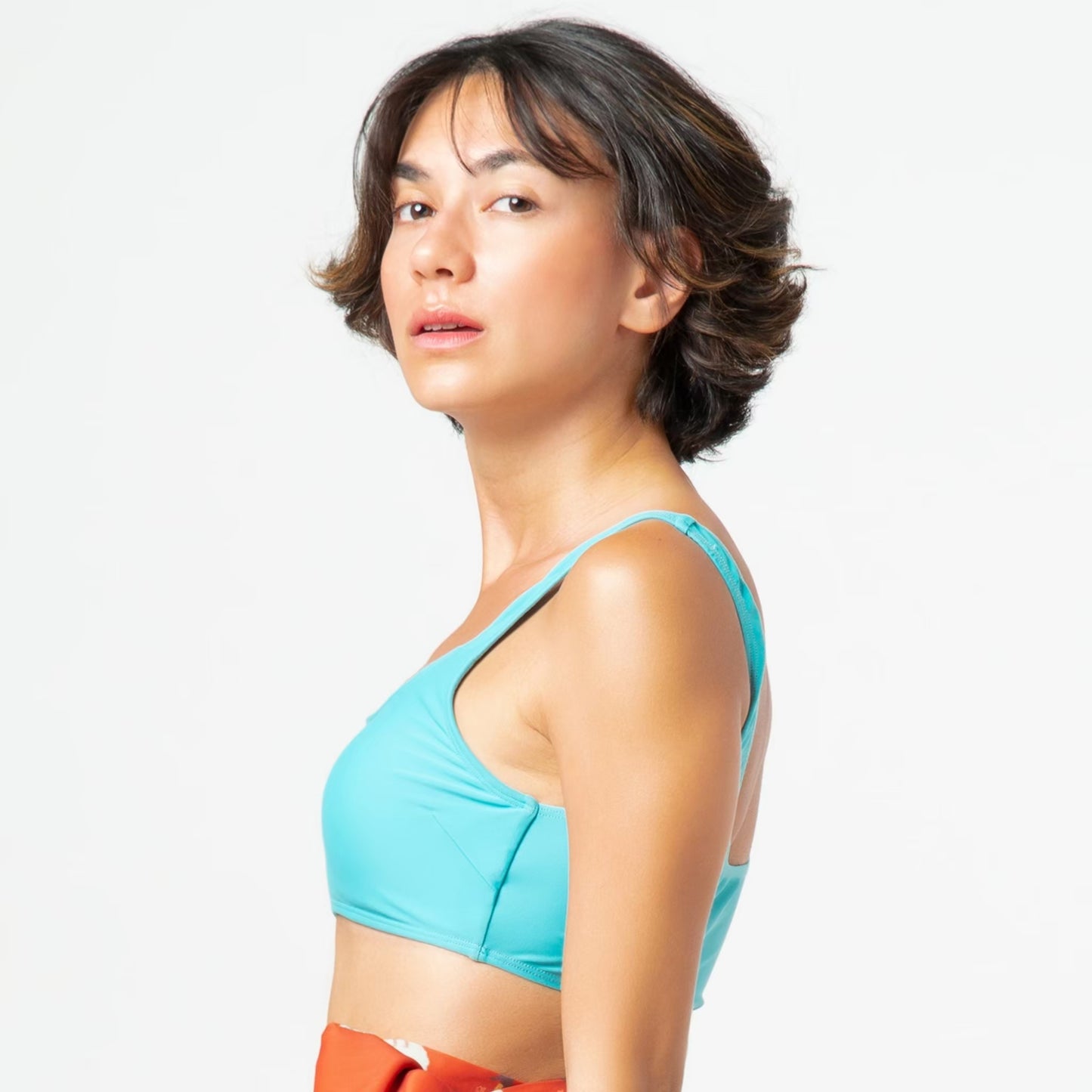 HAWAIIAN BLUE CROP TOP