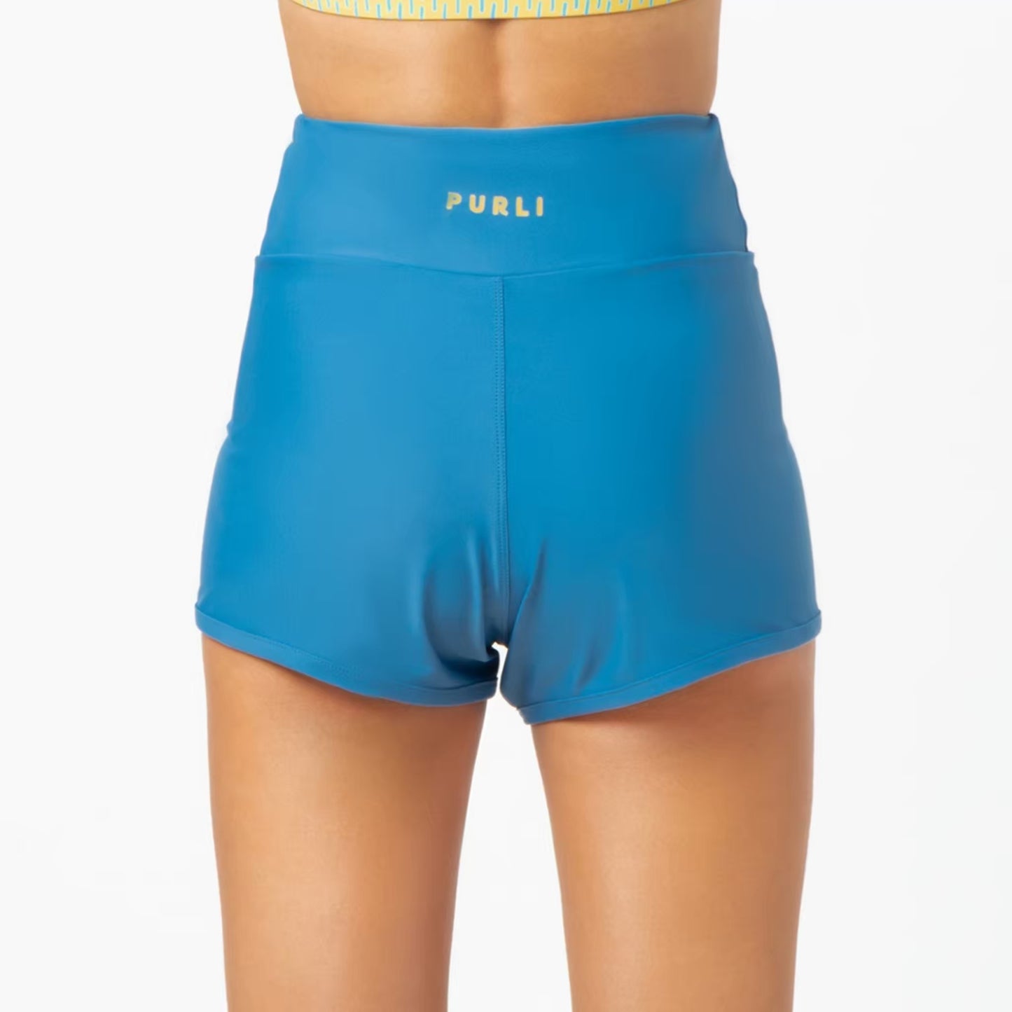 JAMAICAN INDIGO HW SHORTS
