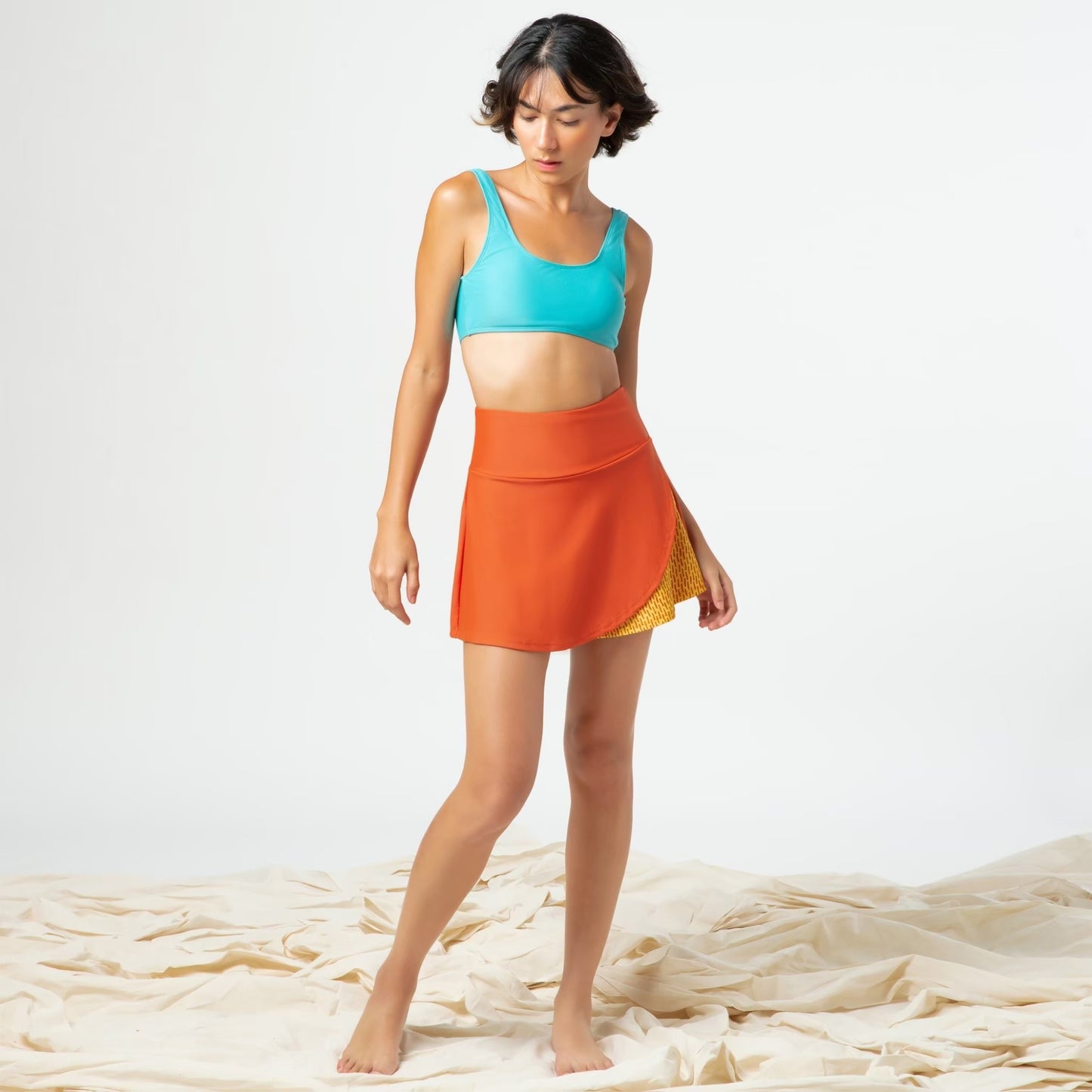 MADAGASCAN SKIRTED SHORTS