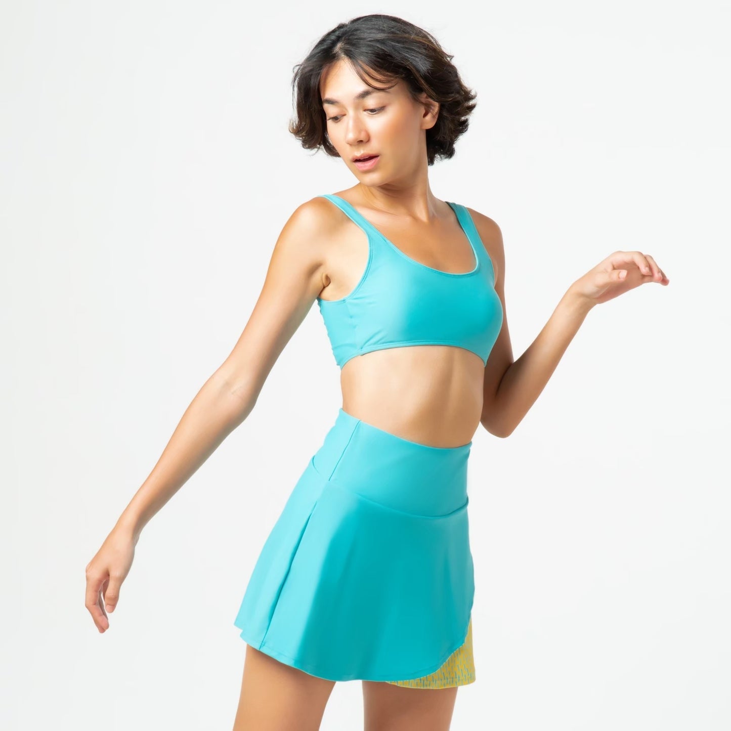 HAWAIIAN SKIRTED SHORTS
