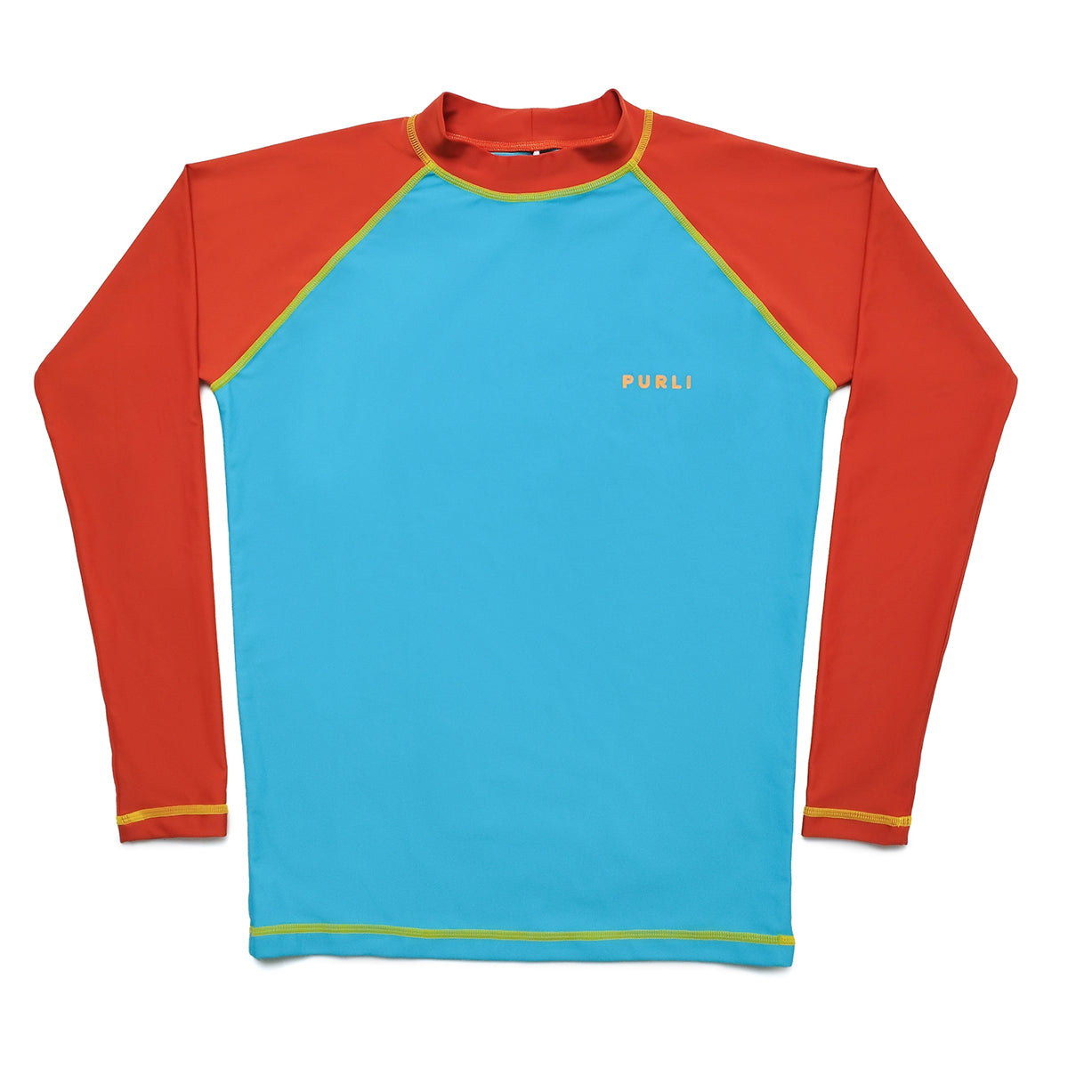 HAWAIIAN BLUE MEN'S RASHGUARD