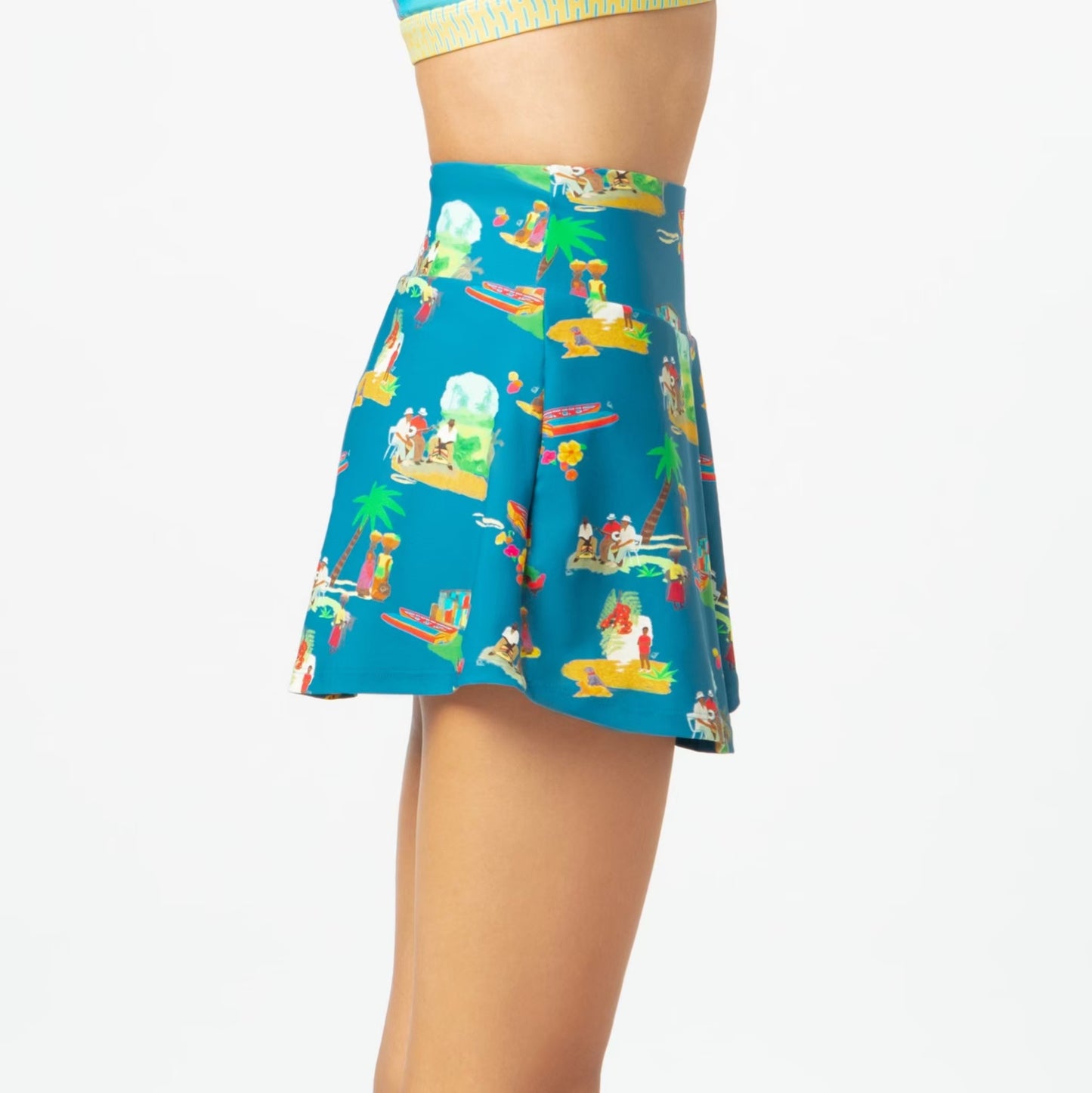 JAMAICA SKIRTED SHORTS