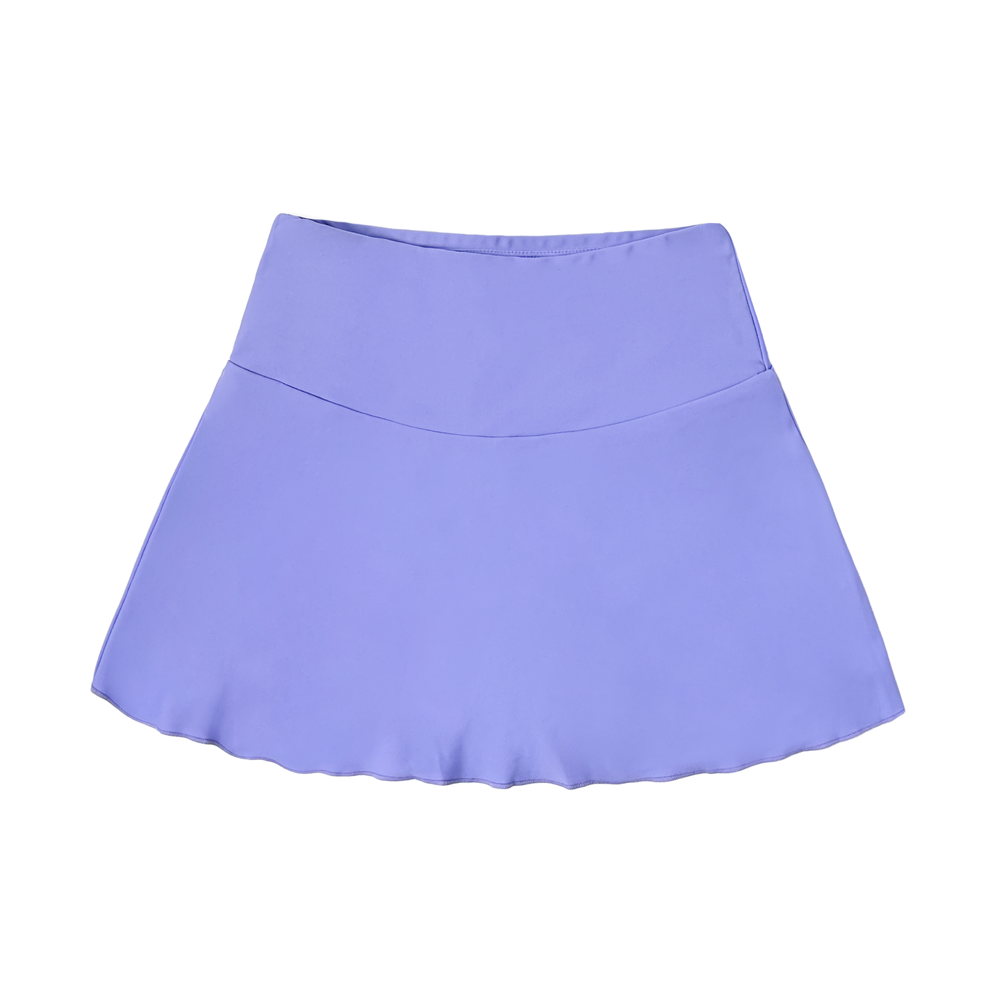 SOLID JACARANDA SWIM SKIRT WITH POCKET