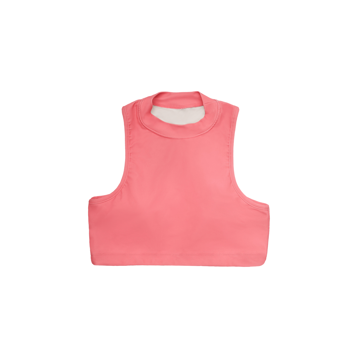 STRAWBERRY ICE HALTER NECK CROPPED TOP