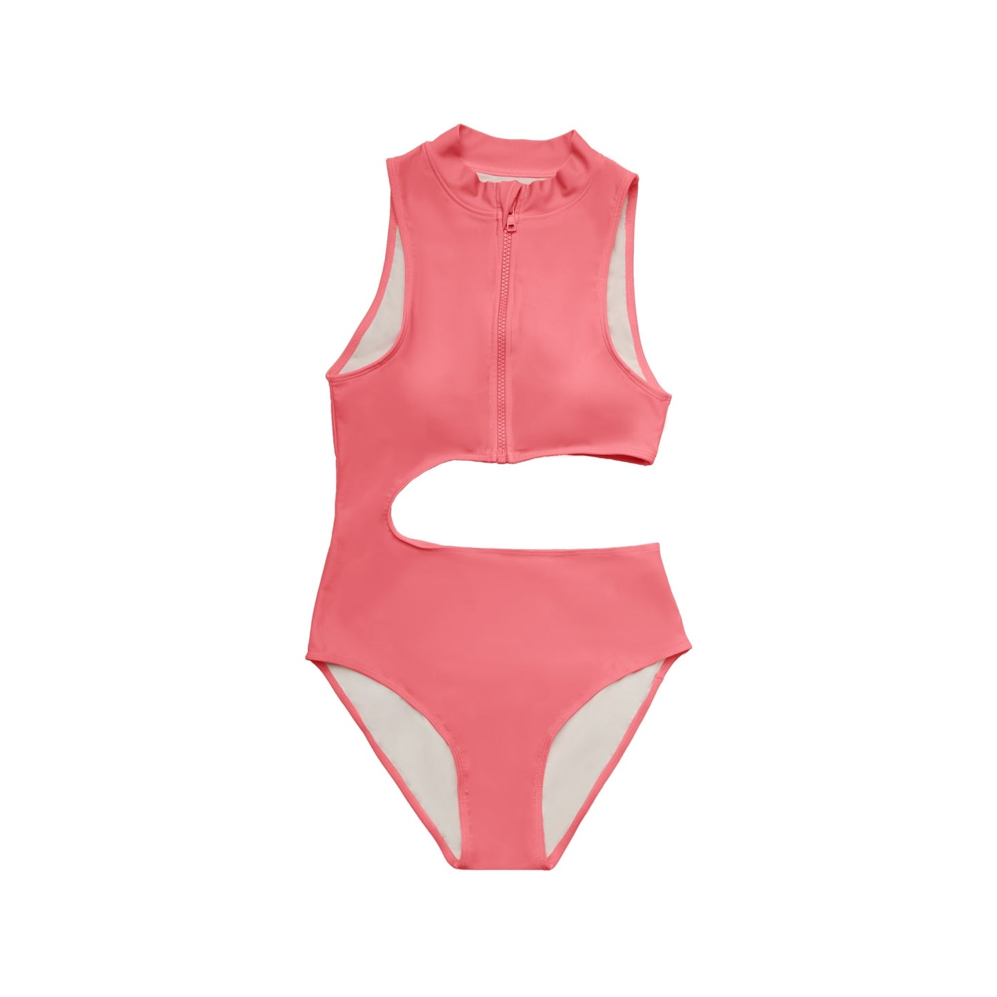 STRAWBERRY ICE CONCAVE WAIST ONE-PIECE