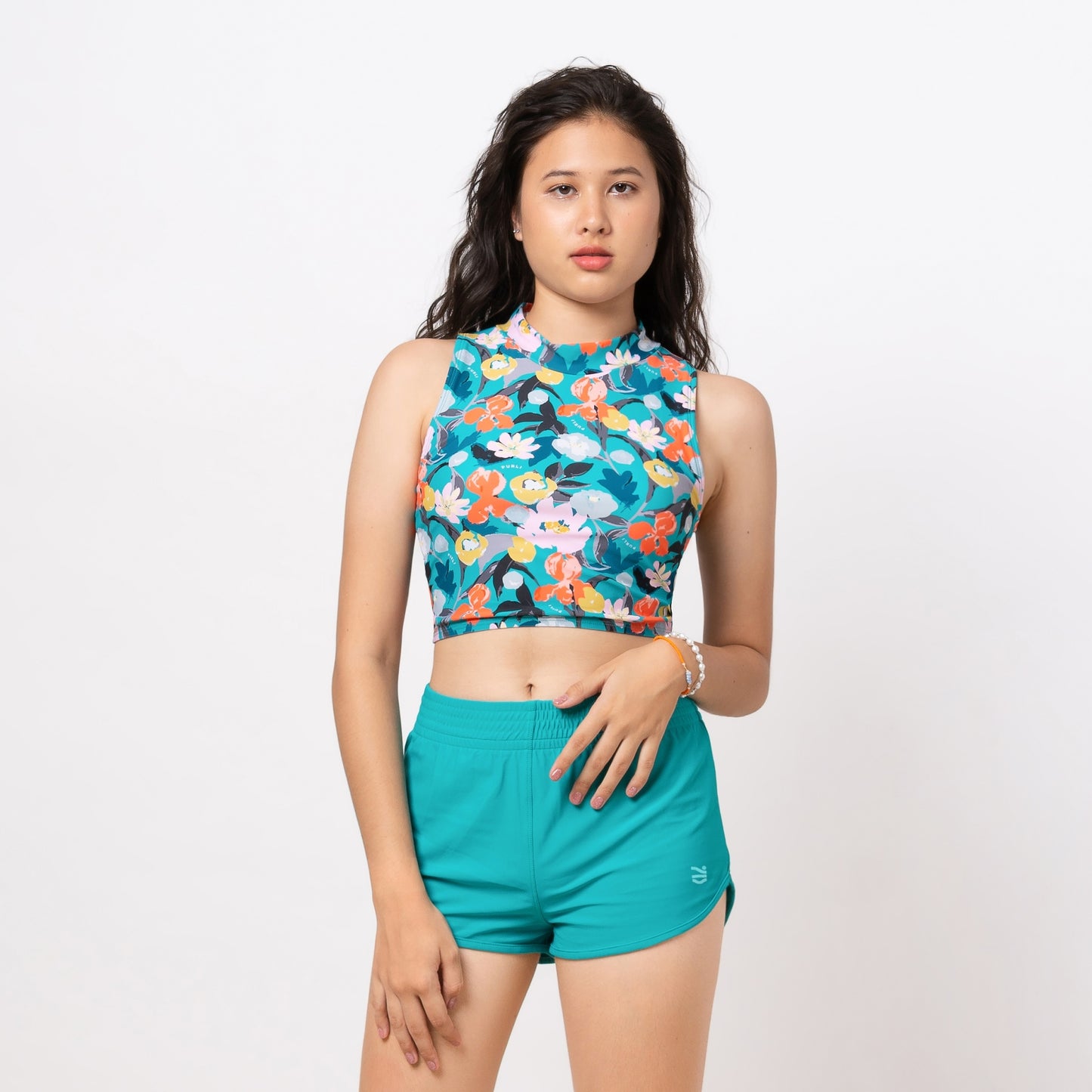 SOLID VIRIDIAN HW SURF SHORTS