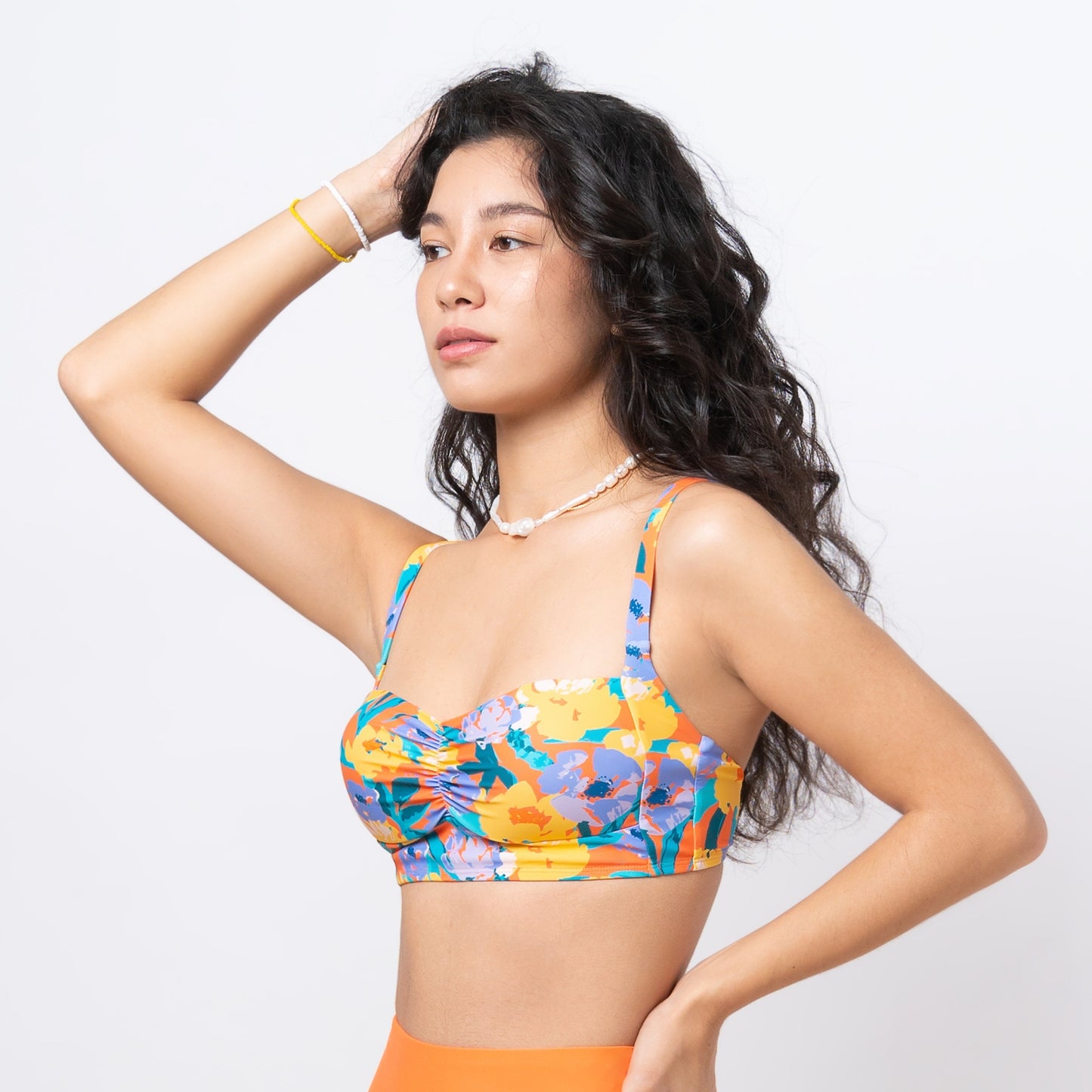 FIORI NECTARINE RUCHED BRA