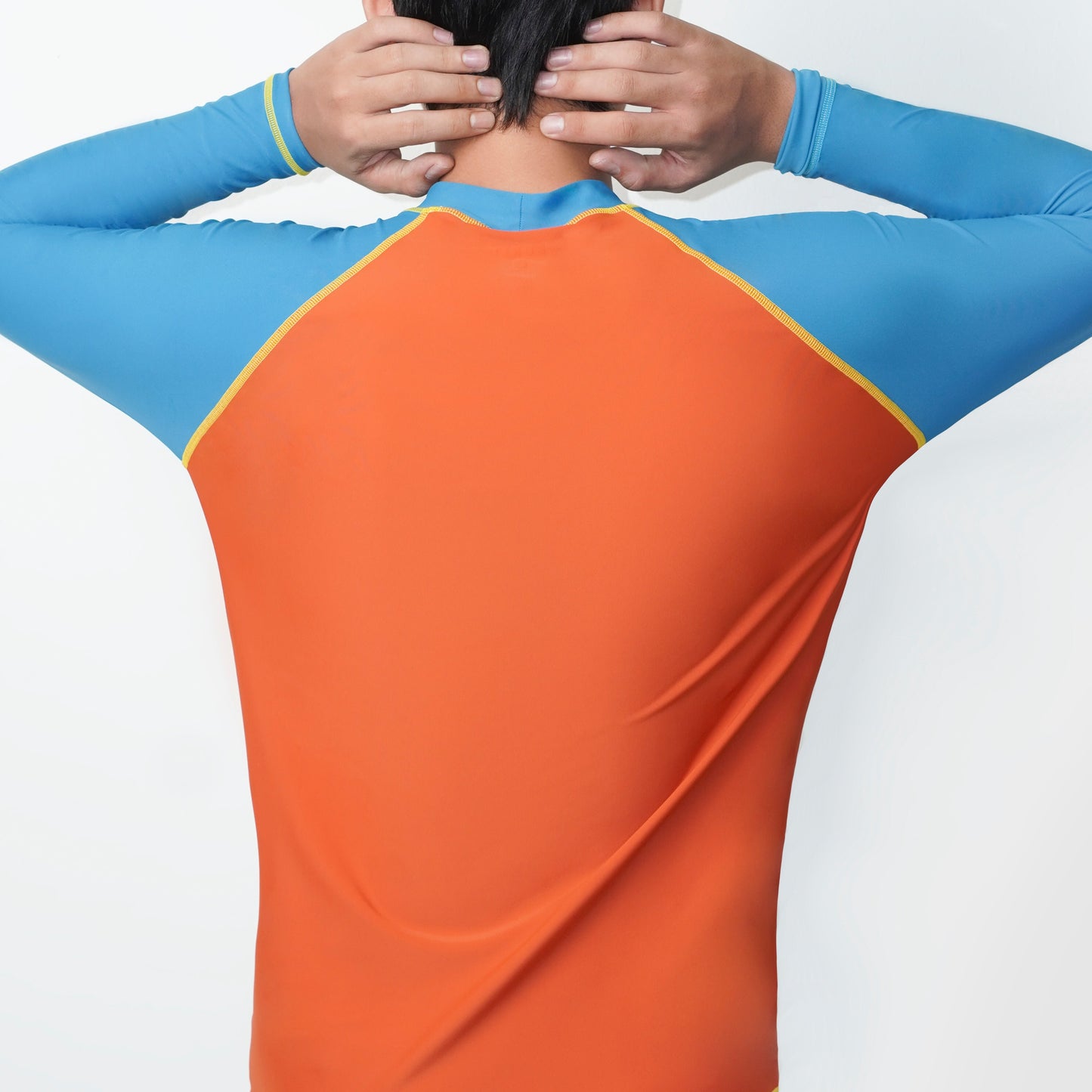 MADAGASCAN RED MEN'S RASHGUARD