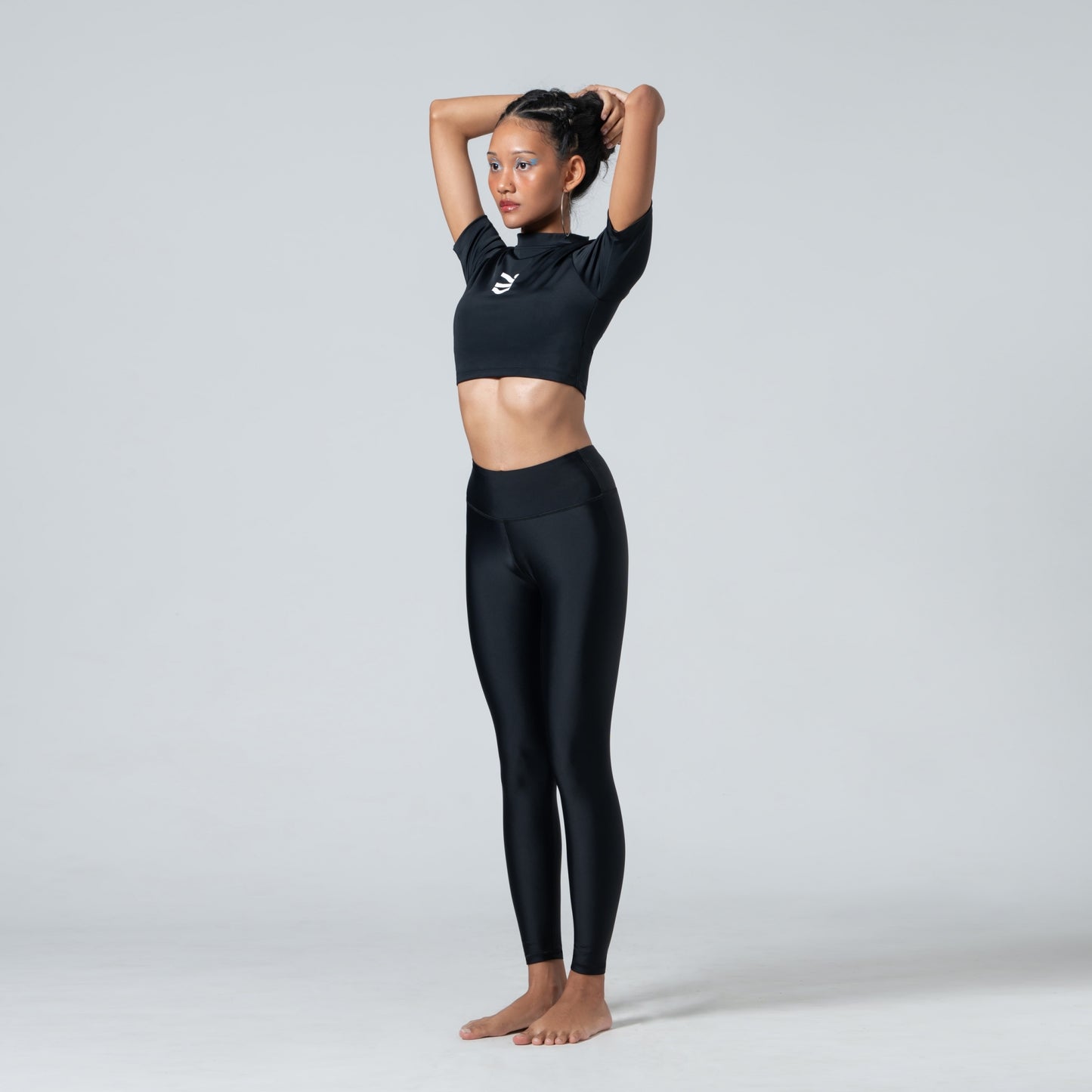 BLACK SWIM LEGGINGS