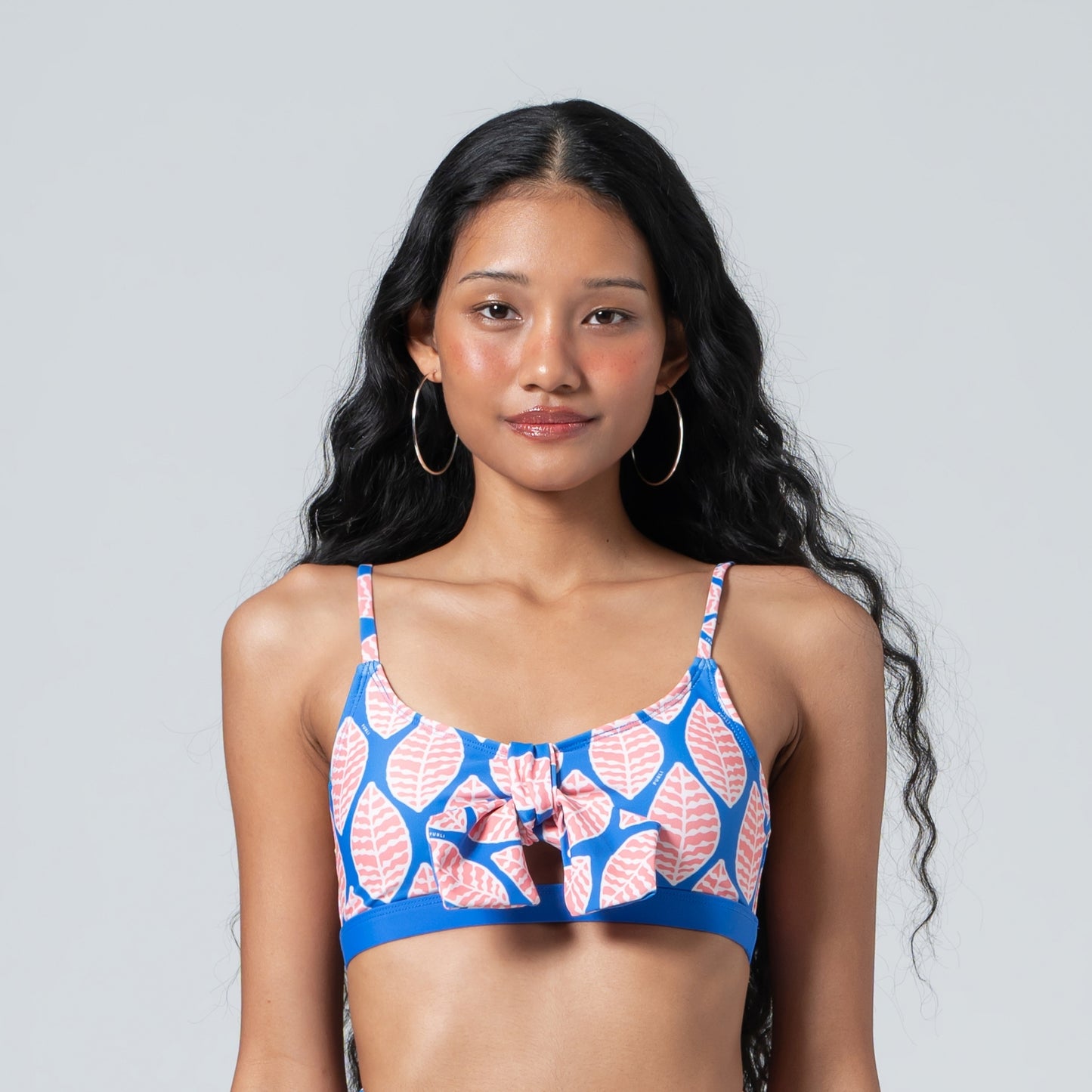 PINK FOLIAGE ARC SPORTS BRA