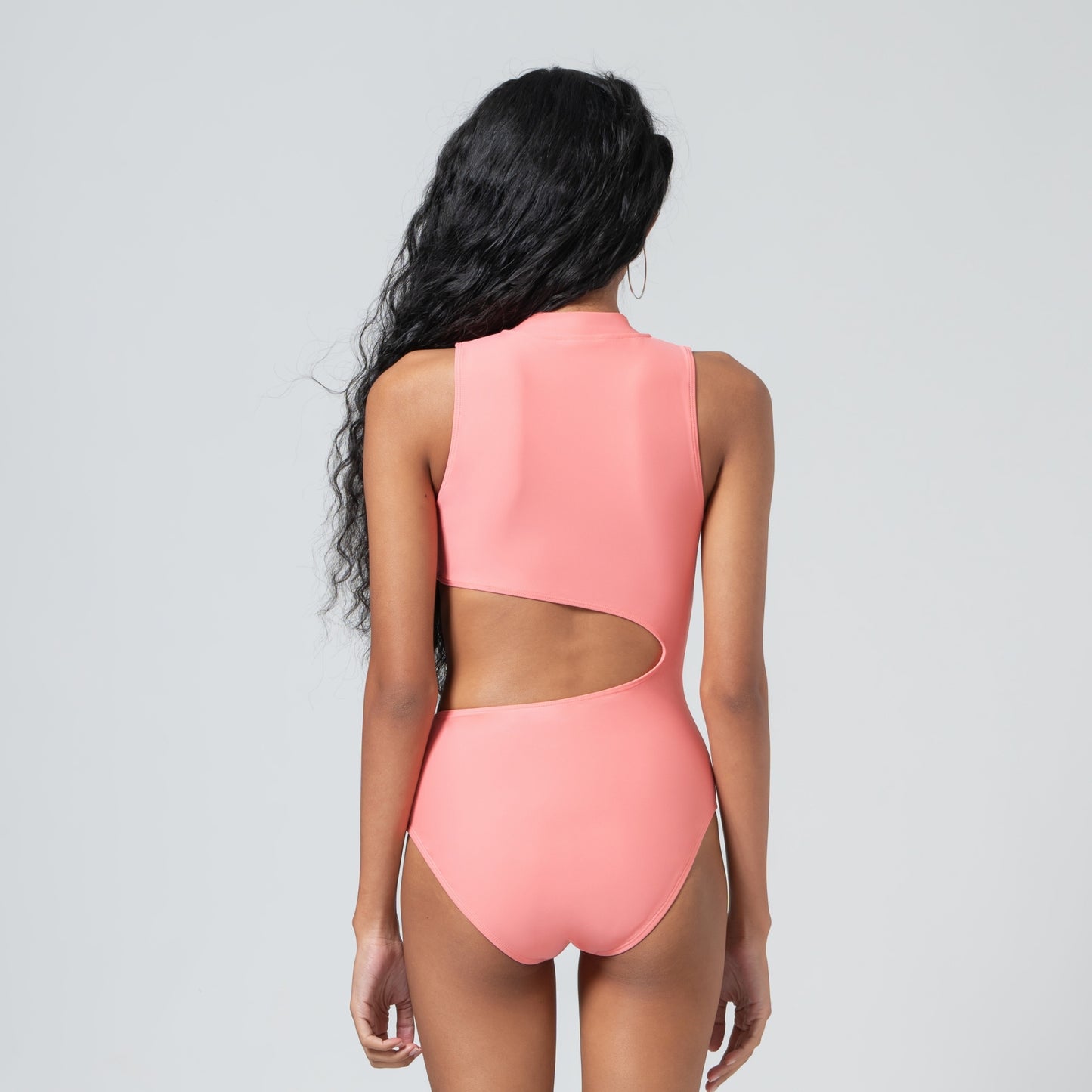 STRAWBERRY ICE CONCAVE WAIST ONE-PIECE